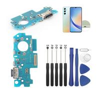 RongZy Connecteur Dock de Rechange pour Samsung Galaxy A34 5G A346B USB Dock Connector pour Samsung Galaxy A34 5G Nappe de Rechange avec Kit de Réparation