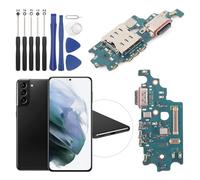 RongZy Connecteur Dock de Rechange pour Samsung Galaxy S21 Plus G996B USB Dock Connector Câble Nappe de Rechange avec Kit de Réparation