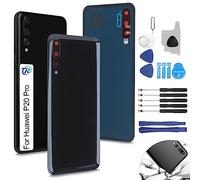RongZy Coque Arrière pour Huawei P20 Pro CLT-L09 CLT-L29 CLT-AL01 Batterie Couvercle Rechange pour Huawei P20 Pro CLT-L09 CLT-L29 CLT-AL01 Cache Batterie pour Téléphone de Remplacement(Noir)