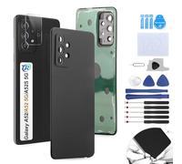 RongZy Coque Arrière pour Samsung Galaxy A52 4G A525 Batterie Couvercle Rechange pour Samsung Galaxy A52 5G A526B Coque Arrière A52s 5G A528 Cache Batterie pour Téléphone de Remplacement(Noir)