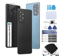 RongZy Coque Arrière pour Samsung Galaxy A53 5G Batterie Couvercle Rechange pour Samsung Galaxy A53 5G Cache Batterie pour Téléphone de Remplacement(Noir)