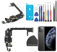RongZy Dock Connecteur de Charge Compatible avec iPhone 11 Pro Câble Nappe de Rechange avec Connecteur pour iPhone 11 Pro Inclus Kit de Outils