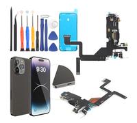 RongZy Dock Connecteur De Charge Compatible avec IPhone 14 Pro Câble Nappe De Rechange avec Connecteur pour IPhone 14 Pro Inclus Kit De Outils
