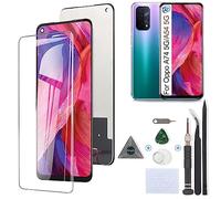 RongZy Écran de Rechange pour 6.5" Oppo A74 5G / A54 5G / A93 5G Écran LCD + Vitre Numériseur Tactile Capteur Assemblé Remplacement pour CPH2197 CPH2263 CPH2195(Noir)
