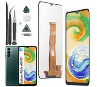 RongZy Écran de Rechange pour 6.5" Samsung Galaxy A04s SM-A047F Écran LCD + Vitre Numériseur Tactile Capteur Assemblé Remplacement pour Galaxy A04S(Noir)