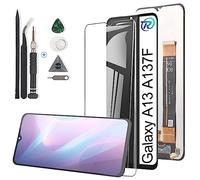 RongZy Écran de Rechange pour 6.6" Samsung Galaxy A13 4G A135 Écran LCD + Vitre Numériseur Tactile Capteur Assemblé Remplacement pour Galaxy A13 4G A137(Noir)