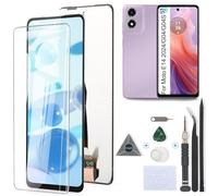 RongZy Écran de Rechange pour Motorola Moto E14 2024/G04/G04S Écran LCD Vitre Numériseur Tactile Capteur Assemblé Remplacement (Noir)