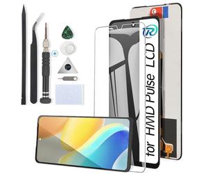 RongZy Écran de remplacement pour HMD Pulse LCD écran tactile Digitizer interne pour HMD Pulse/Pulse+/Pulse PRO/TA-1595 TA-1589 TA-1588 Assemblée de remplacement d'affichage avec kit d'outils (noir)