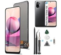 RongZy Écran LCD De Remplacement pour Xiaomi Redmi Note 10 4G / Note 10s / POCO M5S écran Tactile Digitizer Panneau Assemblé De Réparation avec Outils (Incell)
