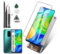 RongZy Écran LCD De Remplacement pour Xiaomi Redmi Note 9/10X 4G écran Tactile Digitizer Panneau Assemblé De Réparation avec Outils(6.53",Noir)