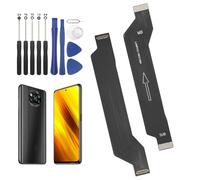 RongZy Écran LCD et Câble Flexible pour Xiaomi Poco X3 / NFC / Pro Remplacement Carte Mère, Outils