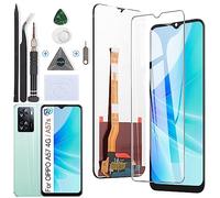 RongZy Écran LCD pour 6.56" Oppo A57 4G CPH2387/OPPO A57s CPH2385 Écran De Remplacement Numériseur Tactile Panneau Assemblé De Réparation avec Outils(Noir)