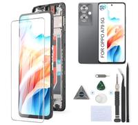 RongZy Écran LCD pour Oppo A79 5G Écran De Remplacement pour Oppo A79 5G CPH2557 CPH2553 Écran LCD Numériseur Tactile Panneau Assemblé De Réparation avec Outils(Noir avec Cadre