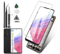 RongZy Écran LCD pour Samsung Galaxy A53 5G A536B Écran De Remplacement Numériseur Tactile Panneau Assemblé De Réparation avec Outils(6.5",Noir avec Cadre)