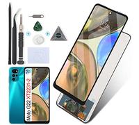 RongZy Écran Tactile LCD Compatible avec Motorola Moto G22 / Moto E32 / Moto E32S De Remplacement LCD Tactile Vitre avec Kit D'outils de Réparation(6.5",Noir)