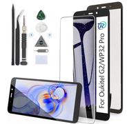 RongZy Écran Tactile LCD Compatible avec Oukitel G2 De Remplacement LCD Tactile Vitre pour Oukitel WP32 Pro avec Kit D'outils de Réparation (Noir)
