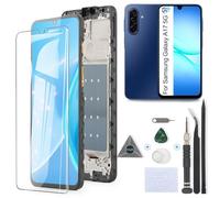 RongZy Écran Tactile LCD Compatible avec Samsung Galaxy A17 5G A176B incell De Remplacement LCD Tactile Vitre pour Galaxy A17 5G A176U avec Kit D'outils de Réparation (Noir avec Cadre)