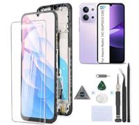 RongZy Écran Tactile LCD Compatible avec Xiaomi Redmi 15C 5G 2508CRN2BG De Remplacement LCD Tactile Vitre pour Xiaomi POCO C85 avec Kit D'outils de Réparation (Noir avec Cadre)
