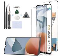 RongZy Écran Tactile LCD Compatible avec ZTE Blade A54 De Remplacement LCD Tactile Vitre pour ZTE Blade A54 avec Kit D'outils de Réparation(6.6",Noir)