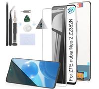 RongZy Écran Tactile LCD Compatible avec ZTE Nubia Neo 2 Z2352N De Remplacement LCD Tactile Vitre pour ZTE Nubia Neo 2 avec Kit D'outils de Réparation(Noir)