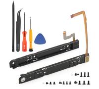 RongZy Glissière pour Nintendo Switch OLED Rail Gauche et Droite Rail pour Nintendo Switch OLED Remplacement avec Câble Flexible
