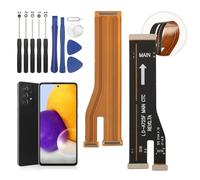 RongZy LCD Écran Carte Mère Câble Flexible pour SamSung Galaxy A72 4G A725F/ A72 5G A726F Carte Mère de Recharge LCD Câble Flexible Remplacement pour Connecter la Carte Mère, avec Outils
