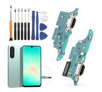 RongZy Port de charge USB pour Samsung Galaxy A26 5G Dock Connecteur Chargeur Board Flex Cable Assembly Remplacement pour Galaxy A26 A266E A266B A266U avec outils