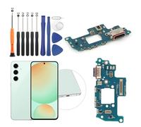 RongZy Port de charge USB pour Samsung Galaxy S24 FE 5G Connecteur de charge Conseil de charge Flex Câble Assemblée Remplacement pour Galaxy S24 FE 5G SM-S721B/DS avec outils