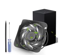 RongZy pour Xbox Series X Ventilateur de Refroidissement Interne pour Xbox Series X Ventilateur Interne Refroidisseur de Processeur de Rechange à 5 Lames Accessoires avec Outils Réparation