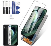 RongZy pour Xiaomi Redmi 9A/9C/9C NFC/10A Écran LCD + Vitre Tactile Digitizer Capteur Assemblé Remplacement pour M2006C3LG(Noir)