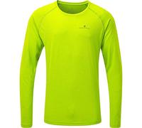 Ronhill Core L/S T-Shirt à Manches Longues pour Homme Jaune Fluo, S