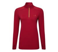 Ronhill Core Thermal 1/2 Zip Maillot De Course Femmes - Rouge, Taille L