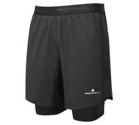 Ronhill Short de Course à Pied Tech pour Homme, 17,8 cm, Noir, Taille M