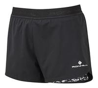 Ronhill Short Life Twin pour Femme, Femme, Shorts, RH-005543, Noir/Mono Champignon., 42