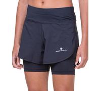 Ronhill Tech 4.5´´ Twin Shorts Noir 8 Femme