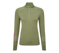 Ronhill Tech Afterhours 1/2 Zip Maillot De Course Femmes-Vert Olive L