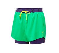 Ronhill Tech Distance Twin Short De Running Femmes - Vert , Violet, Taille XS