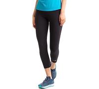 Ronhill Wmn's Core Crop Tight, Noir/Blanc Brillant, L Femme