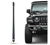 Ronin Factory Antenne courte compatible avec Jeep Wrangler Rubicon Gladiator (30,5 cm flexible pour Jeep)