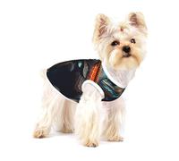 Ronin Iguana in a cyberpunk Saloon Gilet en coton pour petit chien, respirant, doux et confortable pour chats et chiens Taille M
