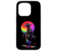 Ronin Samurai Chapeau de Paille Illustration d'art Japonais Coque pour iPhone 15 Pro