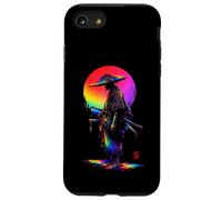 Ronin Samurai Chapeau de Paille Illustration d'art Japonais Coque pour iPhone SE (2020) / 7/8