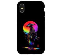 Ronin Samurai Chapeau de Paille Illustration d'art Japonais Coque pour iPhone X/XS