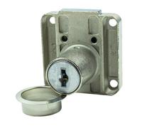 Ronis serrure à vis 4500 | serrure polyvalente pour meubles pour sécuriser tiroirs, classeurs, vitrines, armoires, comptoirs de vente et plus | Pour meubles en bois et métal | 2 clés incluses