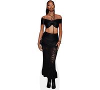 Ronisia Morges (Crop Top) Silhouette en Carton Taille Mini