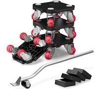 Ronlap Chariot de déménagement à 4 Roues très résistant, Ensemble d'outils pour déménagement d'équipement de déménagement, Meubles Lourds, capacité de 300 kg