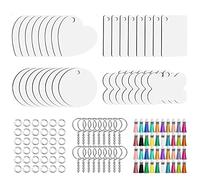 Ronlok 160 Produits en Blanc pour Sublimation, pour Sublimation dans le Blanc en Gros avec Anneaux de Saut avec Gland dans le Blanc Un Transfert de