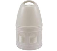Ronlok Abreuvoir amovible en plastique blanc avec pour pigeons et oiseaux 29 x 17 cm