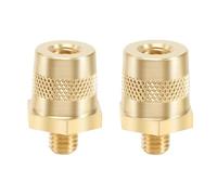 Ronlok Adaptateur de pôle de batterie M8, adaptateur de pôle de batterie en laiton, borne de batterie M8, colonne de borne de borne positive avec filetage extérieur, adaptateur de pôle de batterie