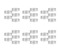 Ronlok Lot de 30 cercles à gâteau ronds avec trous en acier inoxydable pour tartes aux fruits, quiches, mousses, cuisine, 7 cm